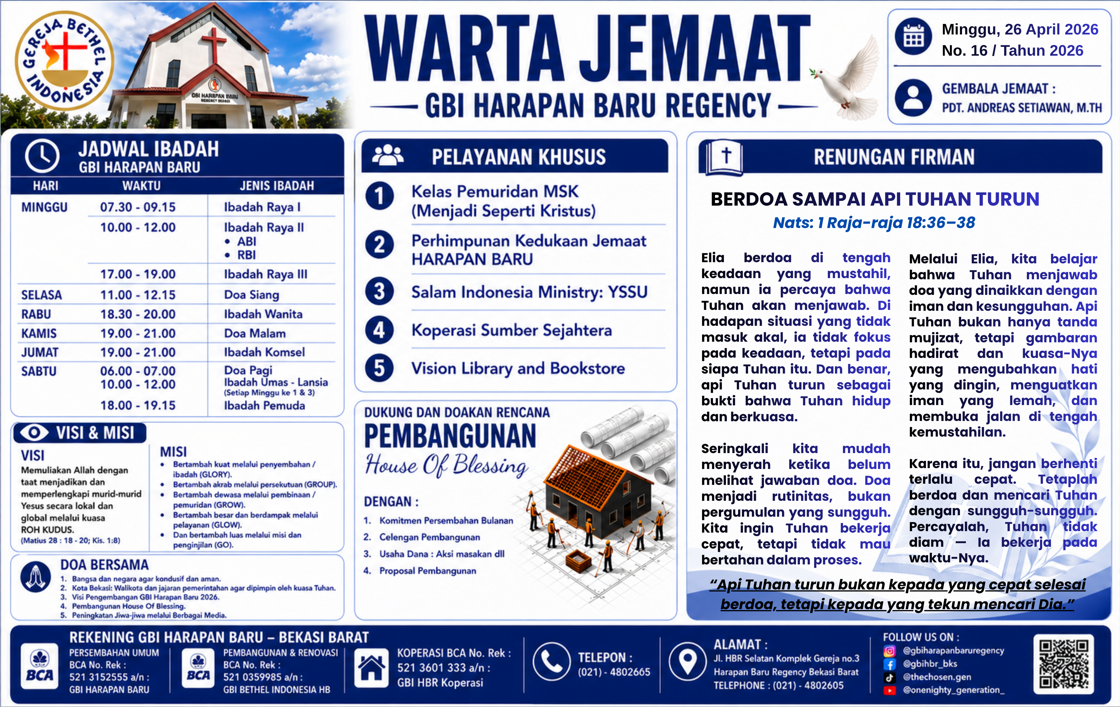 Warta Jemaat GBI Harapan Baru